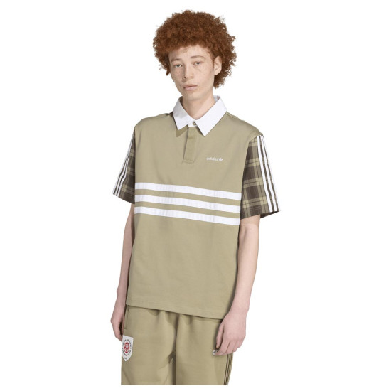 Adidas Ανδρική κοντομάνικη μπλούζα Tartan Regular Rugby Polo Shirt